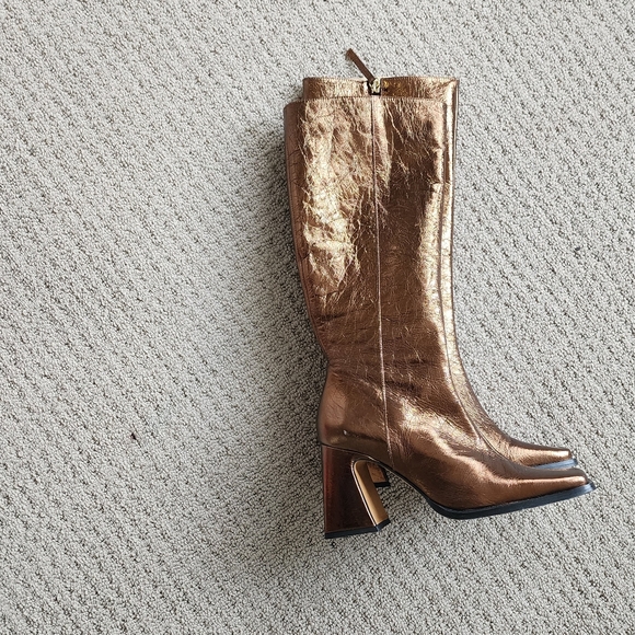 Ana Palma Metallic Bronze boots- NIB - Picture 6 of 7
